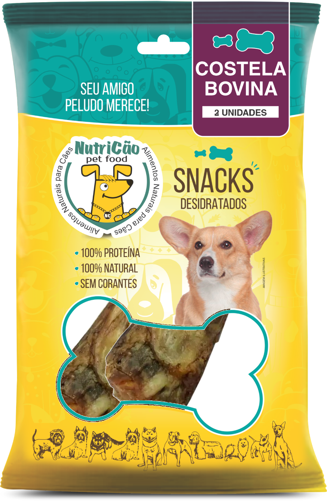 COSTELA BOVINA DESIDRATADA 2 UN 200 GR