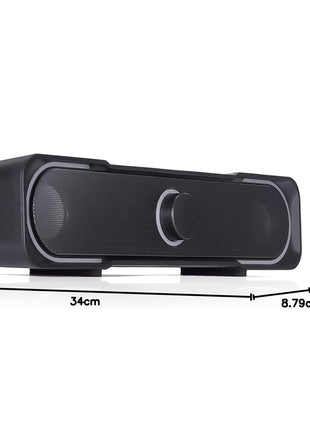 Caixa De Som Pc Gamer Pc Led RGB P2 USB Modelo KPRO803
