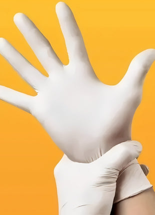 Luvas Descartáveis Volk Do Brasil Latex Descartável Tamanho M E G Cano Curto Com amido