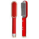 Escova Alisadora de Cabelo Elétrica Bivolt Alisa e Modela