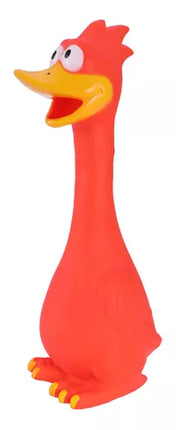 Brinquedo para Cachorro - Galinha de Borracha com Apito Luatek lcw-bw87