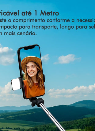 BASTAO DE SELFIE COM BT COM TRIPE COM LED HMASTON ZP22