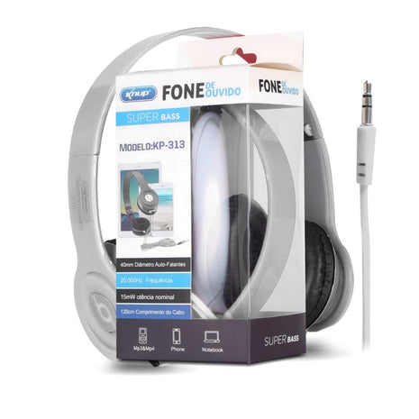 FONE COM MICROFONE KNUP KP-313