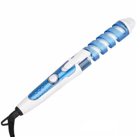 Modelador de Cachos Espiral Bivolt 110V/220V para Cabelos - Azul