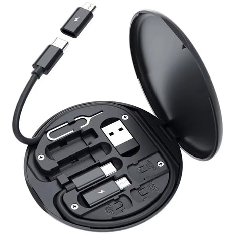 Kit Adaptador Portátil 3 em 1 USB Type-C e iOS
