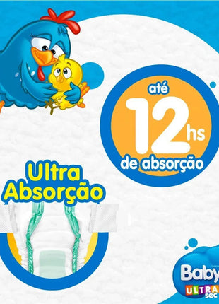 Fralda Babysec Ultrasec Galinha Pintadinha Escolha O Tamanho