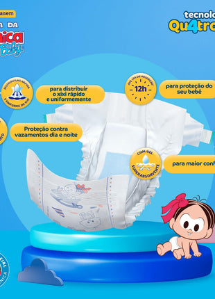 FRALDA TURMA DA MONICA BABY GIGA DO M AO XXG