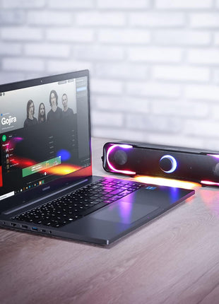 Caixa De Som Pc Gamer Pc Led RGB P2 USB Modelo KPRO803