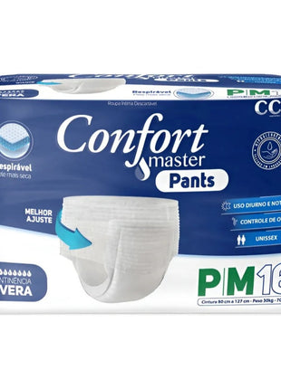 Fralda Geriátrica Descartável Confort Master Pants P Ao EG