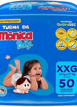FRALDA TURMA DA MONICA BABY GIGA DO M AO XXG
