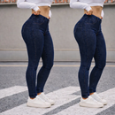 Kit 2 Calças Jeans Feminina Skinny Com Lycra Cós Alto Oferta