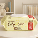 Toalha Lenço Umedecido Bebe Premium 140und Atacado Com Tampa