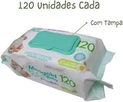 Kit 12 Lencinho Umedecido Marigold Camomila 120und Atacado