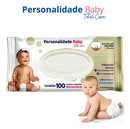 Lenço Umedecida Personalidade Baby Pacote 100 Unidades