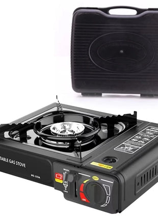 Fogão Portátil a Gás Butano com Maleta Ideal para Camping, Viagens e Emergências