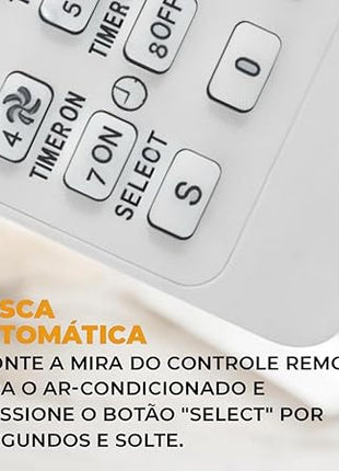 CONTROLE REMOTO UNIVERSAL AR CONDICIONADO LE-7428/LE-7429