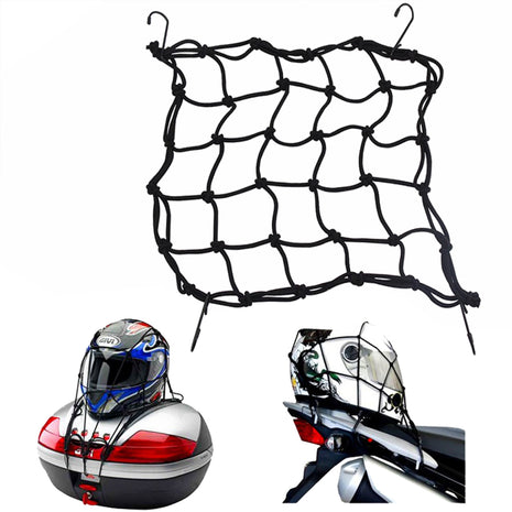 Rede Elástica de Carga para Moto 30x30cm com Ganchos
