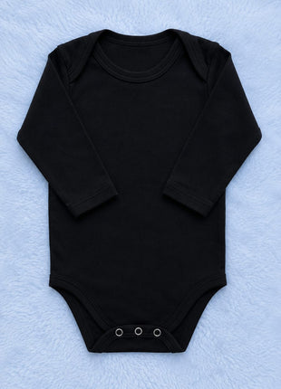 Body Manga Longa Bebê Suedine 100% Algodão Liso Confort
