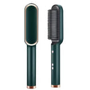 Escova Alisadora de Cabelo Elétrica Bivolt Alisa e Modela