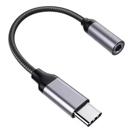 Adaptador USB-C para Entrada P2 3,5mm (Fêmea) Tomate