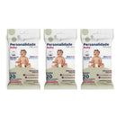 Kit 3 Toalhas Lencinho Umedecido Pocket Personalidade Baby 20 Unidades Cada Promoção