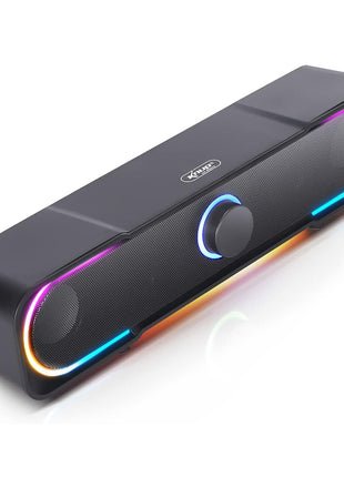 Caixa De Som Pc Gamer Pc Led RGB P2 USB Modelo KPRO803