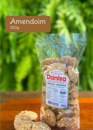 CAIXA COM 50Unidades  BISCOITO DE AMENDOIM