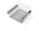 CD15 - Gaiola p/ codornas p/ 10 aves, med.32x45x20cm, c/band, com/beb. ch. galv