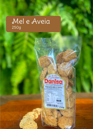 CAIXA COM 50Unidades BISCOITO DE MEL E AVEIA