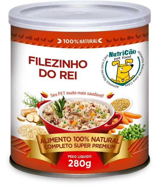 FILEZINHO DO REI - ALIMENTO NATURAL PARA CÃES 280GR