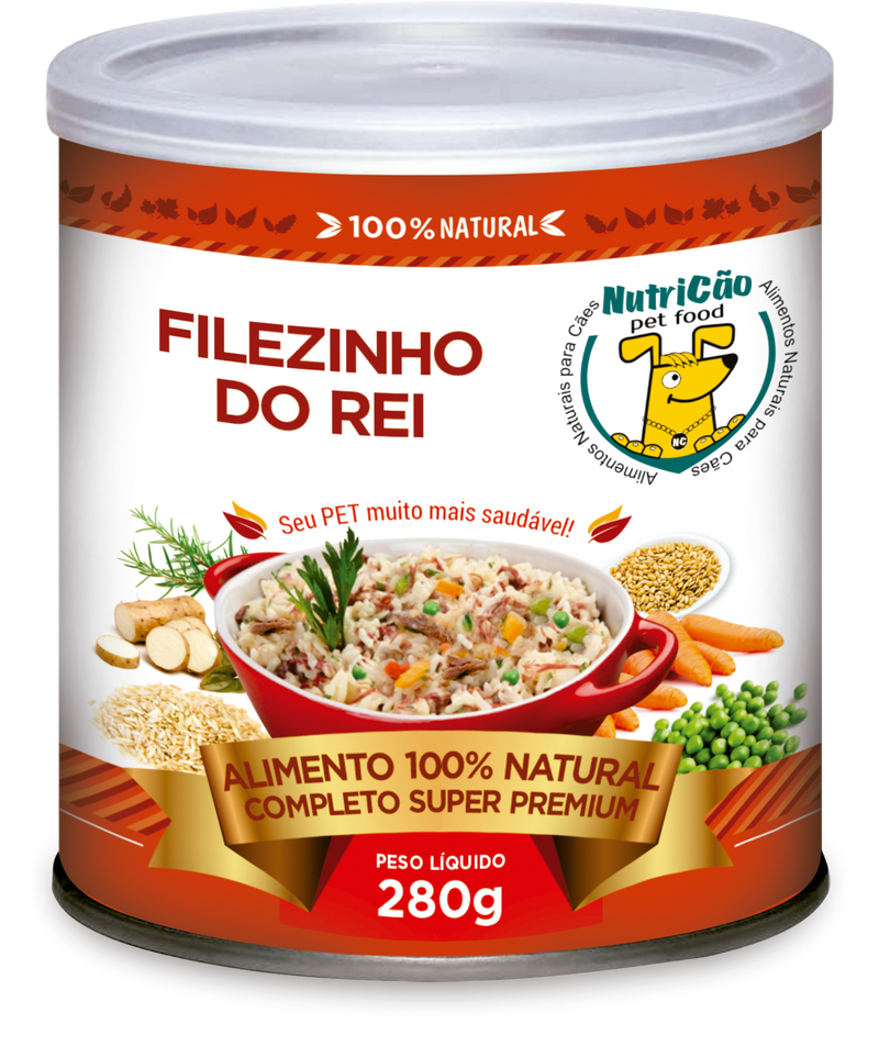 FILEZINHO DO REI - ALIMENTO NATURAL PARA CÃES 280GR
