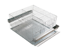 CD02 - Gaiola p/ codorna postura c/ 2 boxes, p/20 aves, c/ bandeja