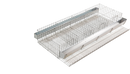 CD03 - Gaiola para codorna de postura com 4 boxes p/ 40 aves