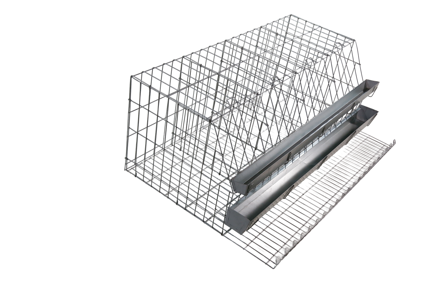 Gaiola para galinha de postura com 4 boxes, capacidade para até 8 aves 100 X 67 X 40 CM. G09