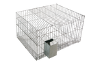 C02 - Gaiola p/coelhos med. 60x80x45cm, c/Comedouro em ch.galvanizada