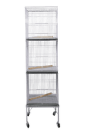 P03 - Expositor c/ 03 gaiolas para pássaros(P04)