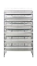 CD04 -  Expositor c/ capacidade p/ até 6 gaiolas codornas p/240 aves