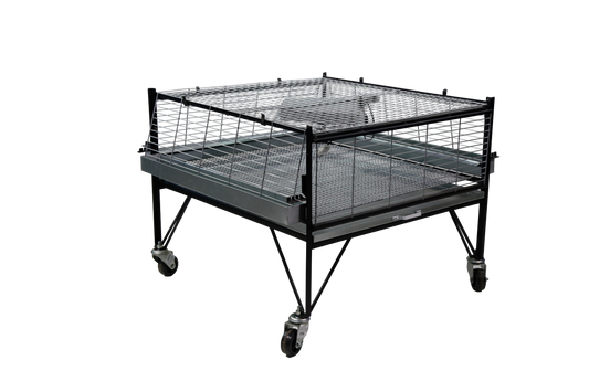 Base da Criadeira (CR03) para pintinhos/codornas p/ 1000 pintinhos med 75x80x55cm CR03A