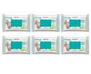 Kit 6 Toalha Lenço Umedecido Bebe Marigold Camomila 120und