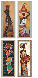 786 - QUADRO AFRICANAS