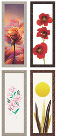755 - QUADROS VINTAGE MOLDURAS FM 2CM