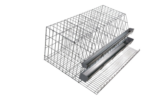 Gaiola para galinha de postura c/ 4 boxes, cap até 8 aves Med 100x67x40cm G09