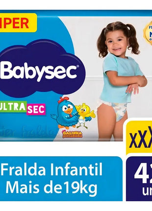 Fralda Babysec Ultrasec Galinha Pintadinha Escolha O Tamanho