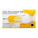 Luvas Descartáveis Volk Do Brasil Latex Descartável Tamanho M E G Cano Curto Com amido