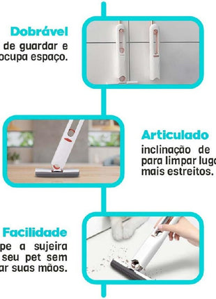 Rodinho De Pia Cozinha Rodo Mini Mop Magico Limpa E Seca -retrátil