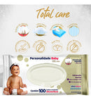 12 Pcts Toalha Umedecido Personalidade  baby total care c/ 100 Un