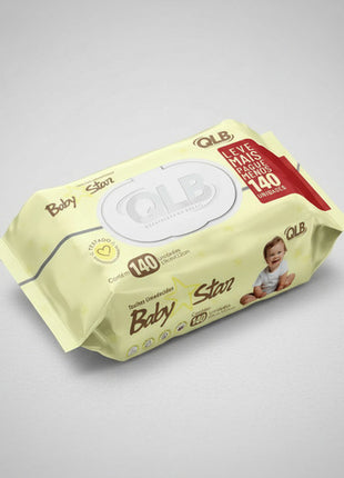 Toalha Lenço Umedecido Bebe Premium 140und Atacado Com Tampa