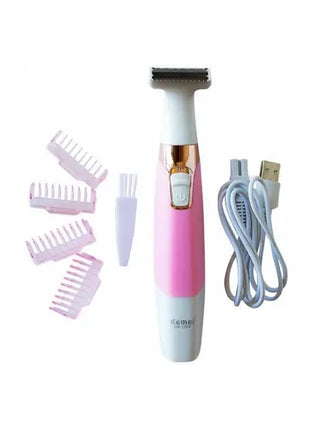 DEPILADOR CORTADOR DE CABELO FEMININO KEMEI KM1900
