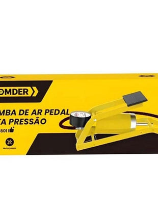 BOMBA DE AR PEDAL ALTA PRESSÃO BOMDER BOM8801