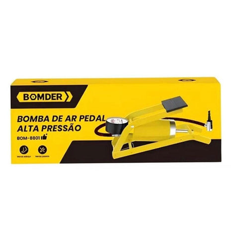 BOMBA DE AR PEDAL ALTA PRESSÃO BOMDER BOM8801